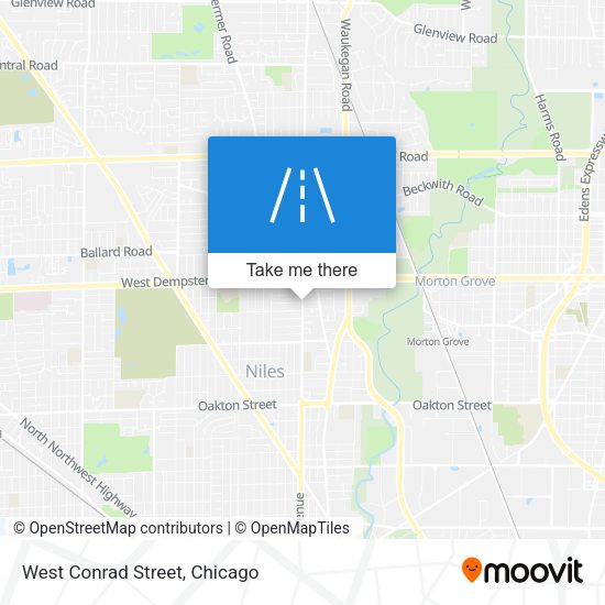Mapa de West Conrad Street