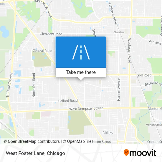 West Foster Lane map
