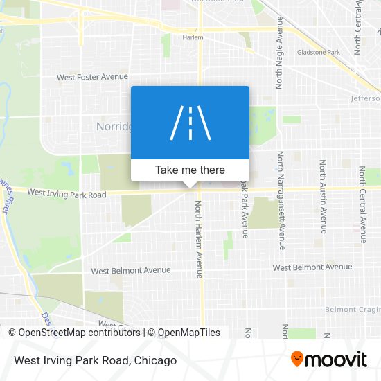Mapa de West Irving Park Road