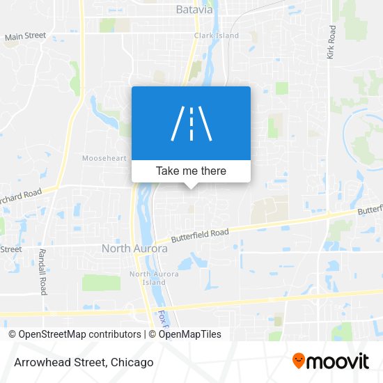 Mapa de Arrowhead Street