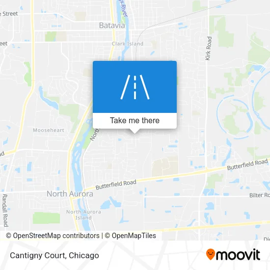 Cantigny Court map