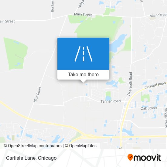 Mapa de Carlisle Lane