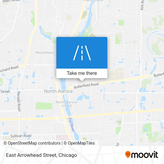 East Arrowhead Street map