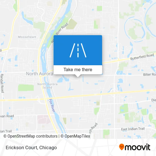 Erickson Court map