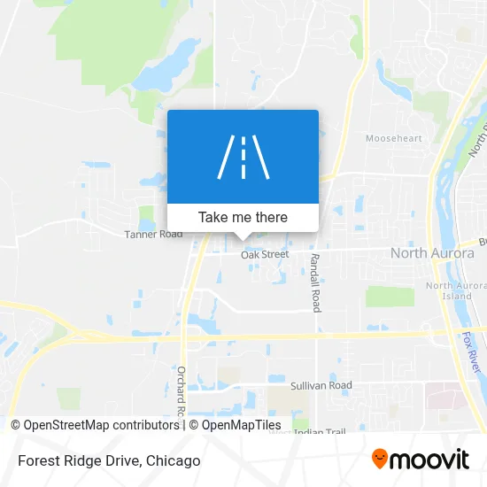 Forest Ridge Drive map
