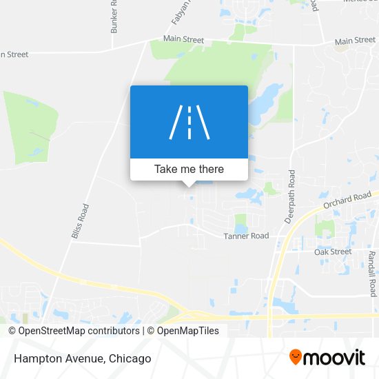 Mapa de Hampton Avenue