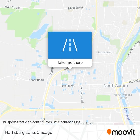 Hartsburg Lane map