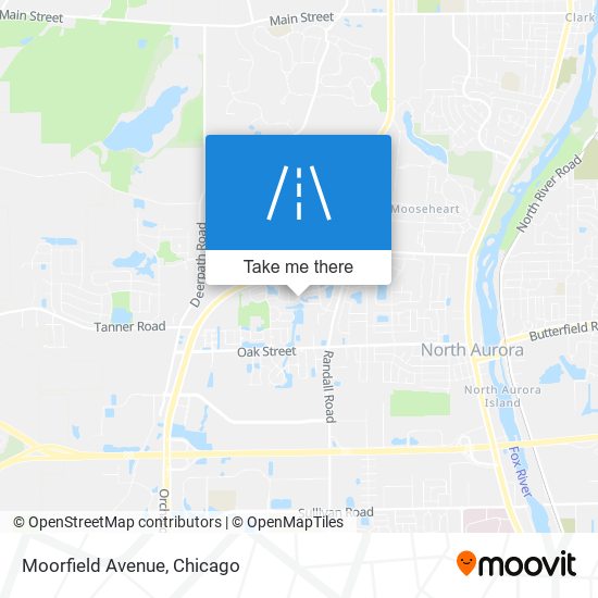 Mapa de Moorfield Avenue