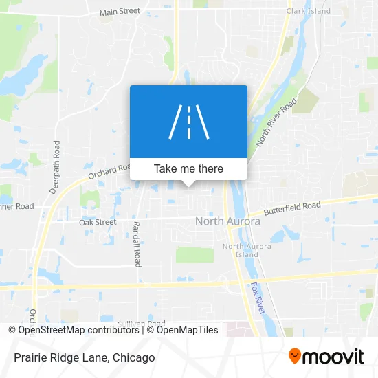 Prairie Ridge Lane map