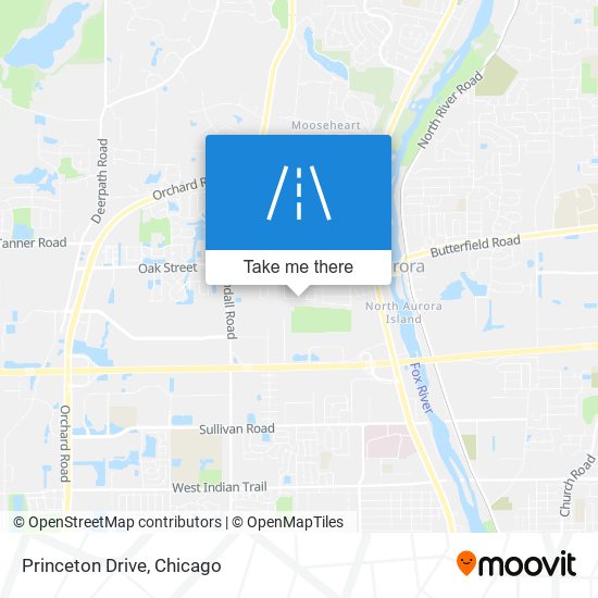 Princeton Drive map