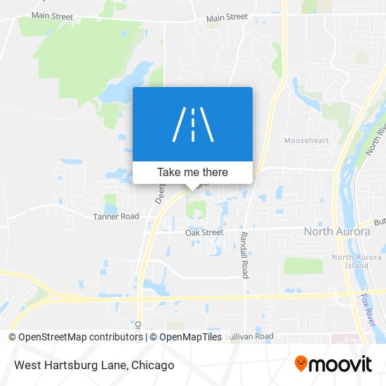 West Hartsburg Lane map