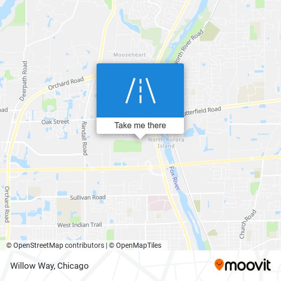 Willow Way map