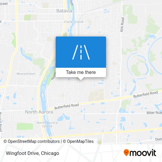 Wingfoot Drive map