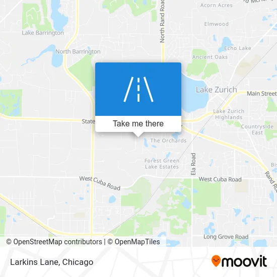 Larkins Lane map