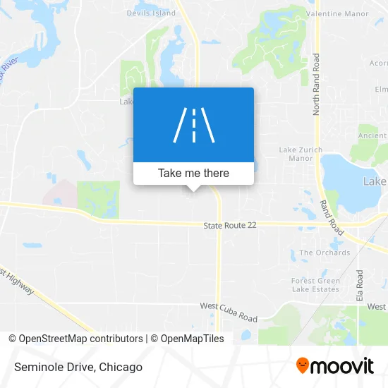 Seminole Drive map