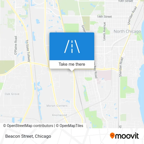 Beacon Street map