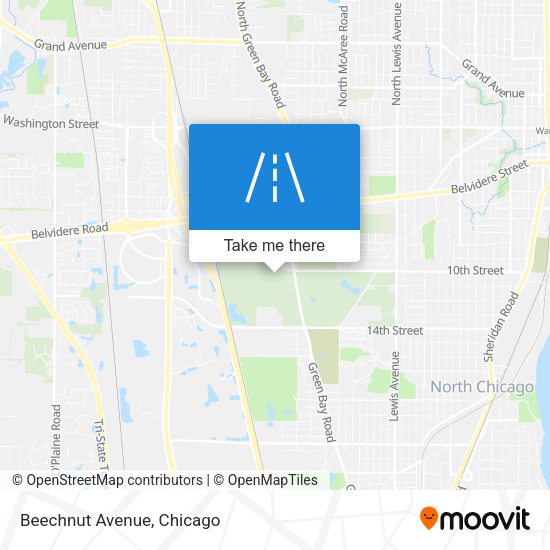 Mapa de Beechnut Avenue