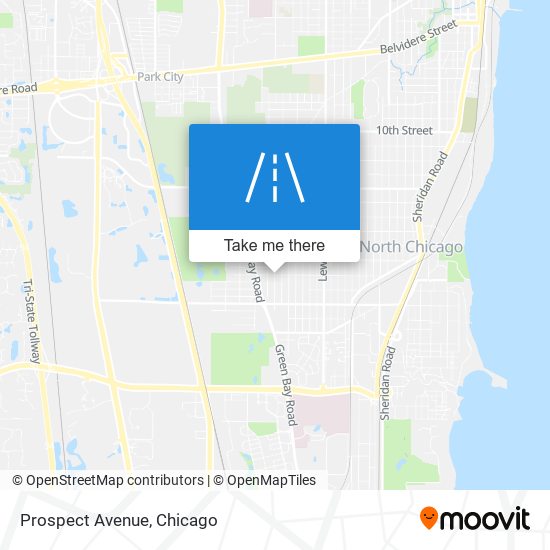 Prospect Avenue map