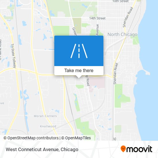 West Conneticut Avenue map