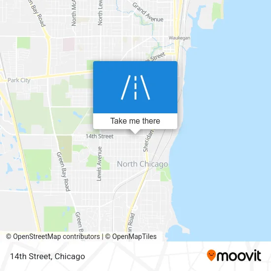 14th Street map