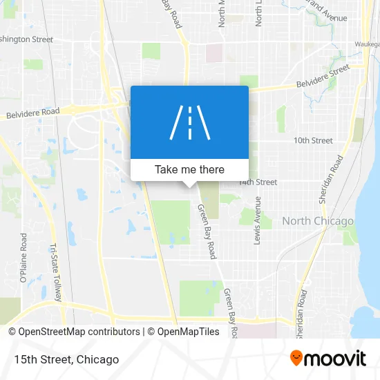 15th Street map