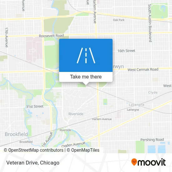 Veteran Drive map