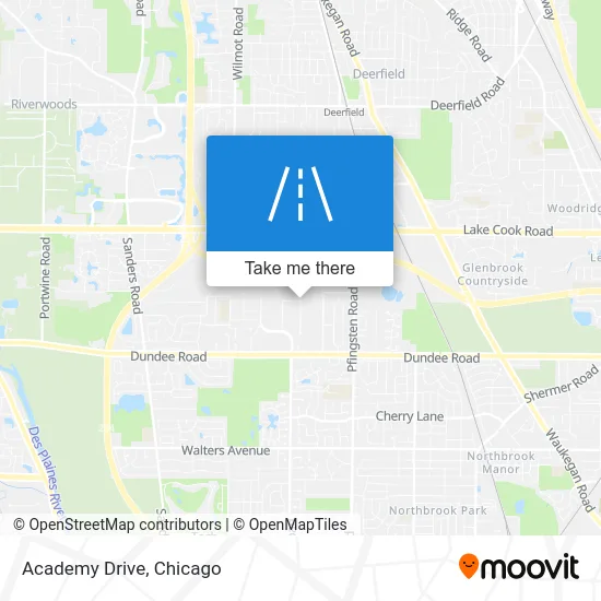 Academy Drive map