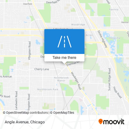 Mapa de Angle Avenue