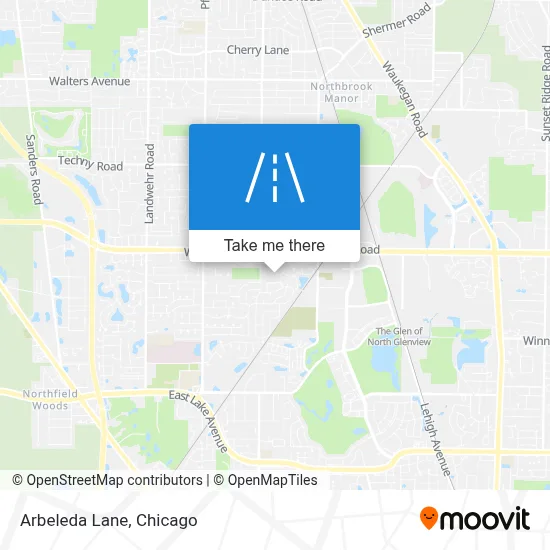 Arbeleda Lane map