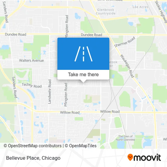 Bellevue Place map