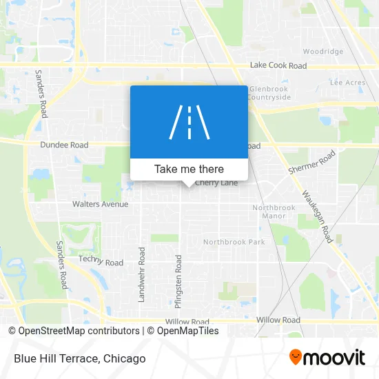 Blue Hill Terrace map