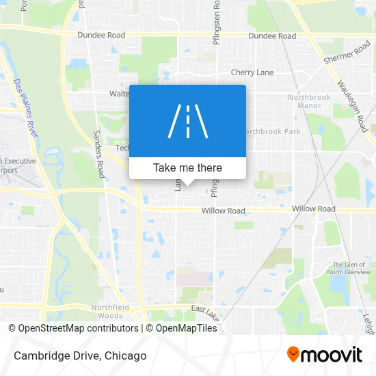 Cambridge Drive map