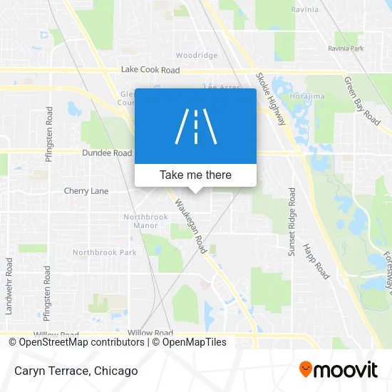 Caryn Terrace map
