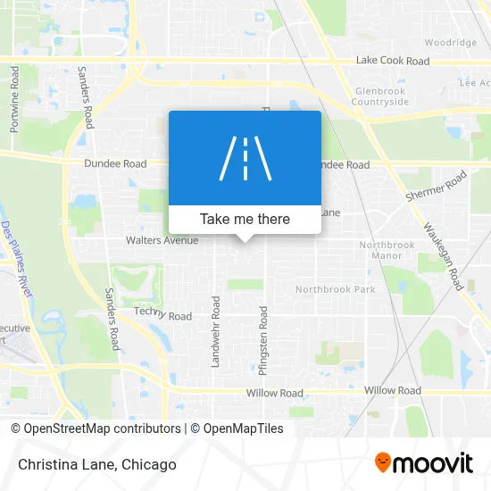 Christina Lane map