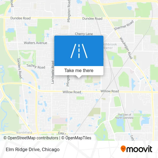 Elm Ridge Drive map