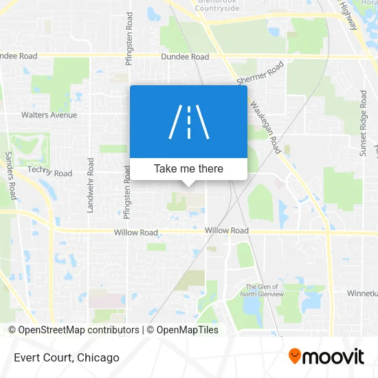 Evert Court map