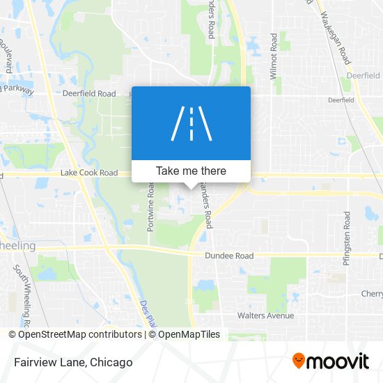 Fairview Lane map