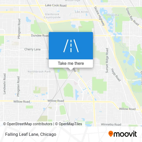 Falling Leaf Lane map