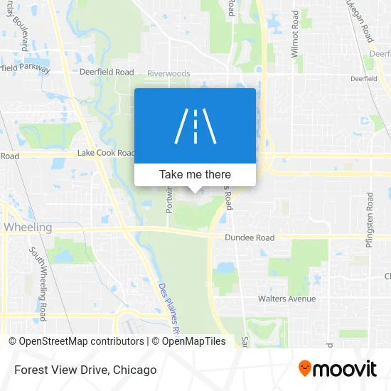 Forest View Drive map