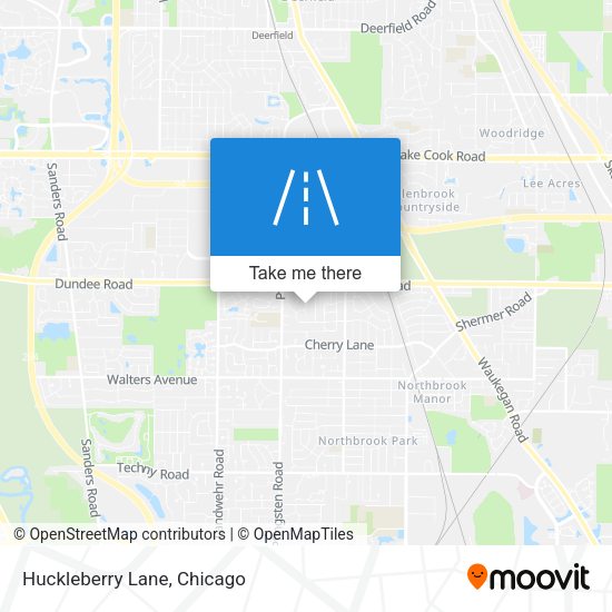 Mapa de Huckleberry Lane