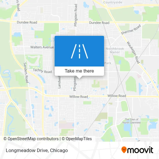 Longmeadow Drive map