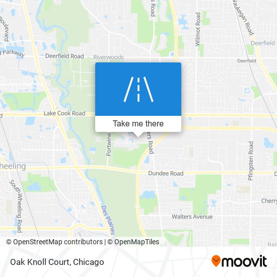 Oak Knoll Court map