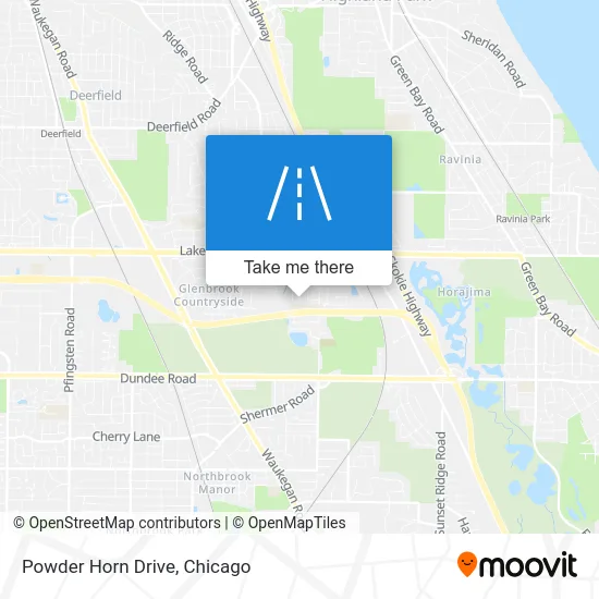 Powder Horn Drive map