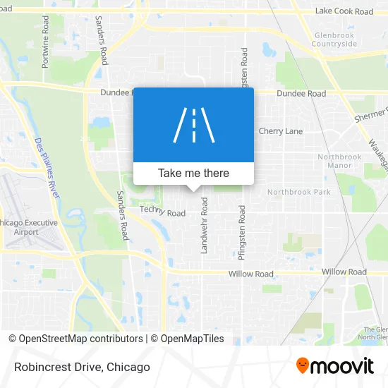 Robincrest Drive map