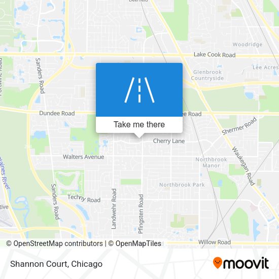 Mapa de Shannon Court