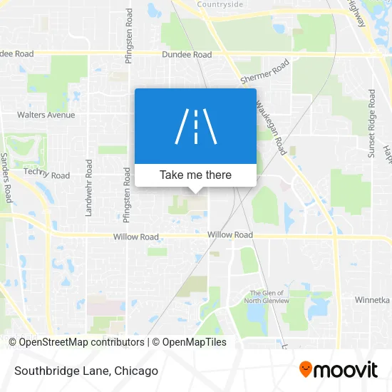 Southbridge Lane map