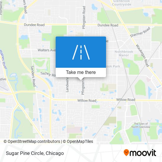 Sugar Pine Circle map