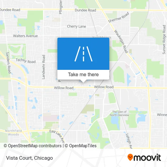 Vista Court map