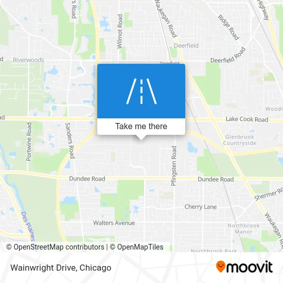 Wainwright Drive map