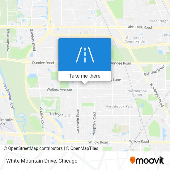 Mapa de White Mountain Drive